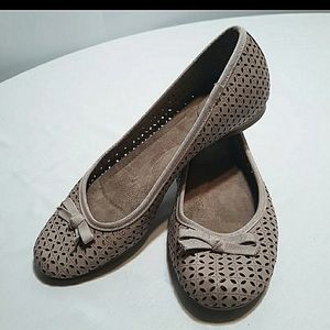 Giani Bernini Leather Ballet Slipper Flats